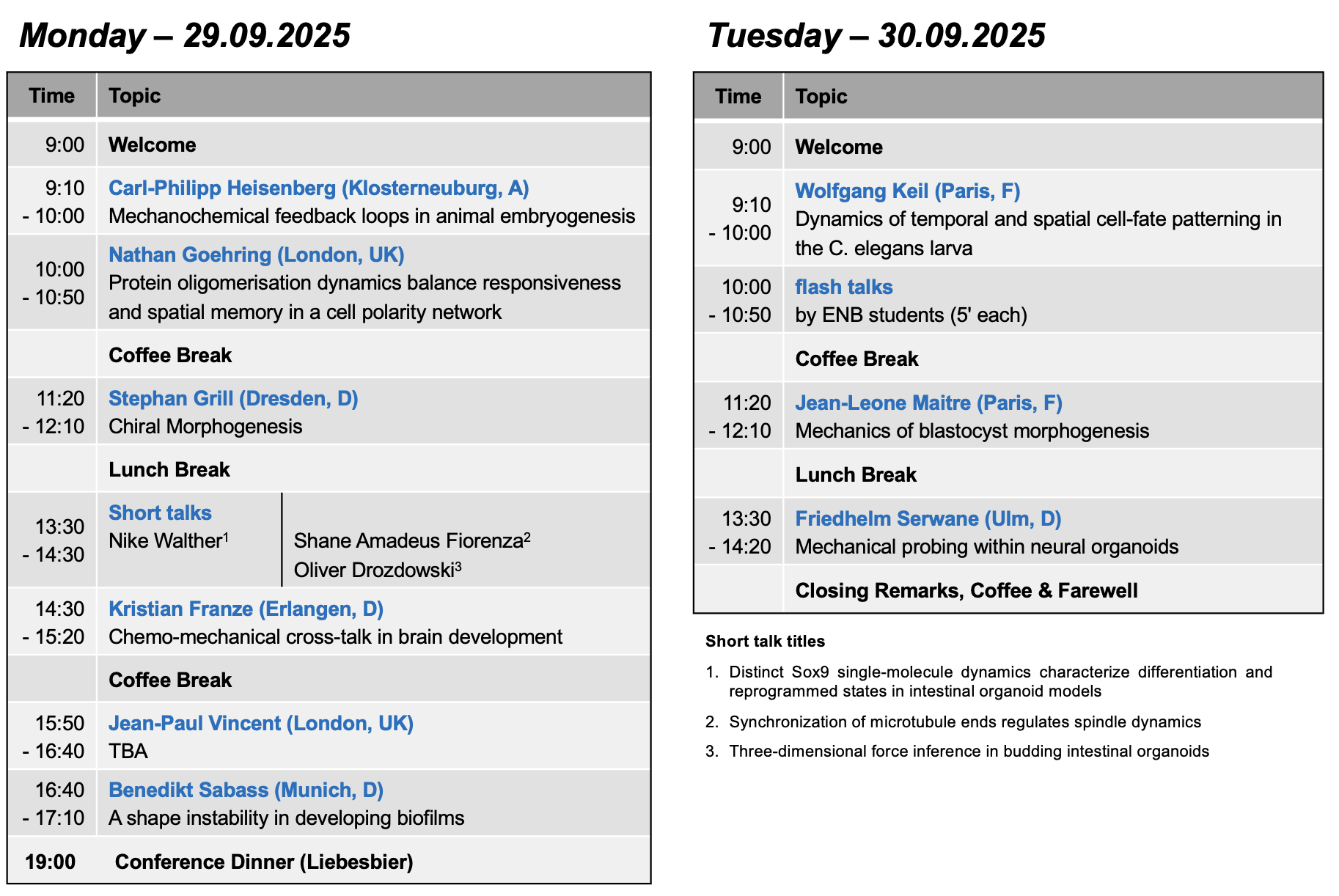 final conference program